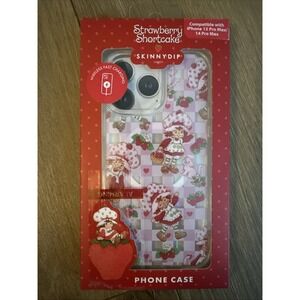 NEW 🍓‎ Strawberry Shortcake & Cat Skinnydip iPhone 13 Pro Max/ 14 Pro Max Case